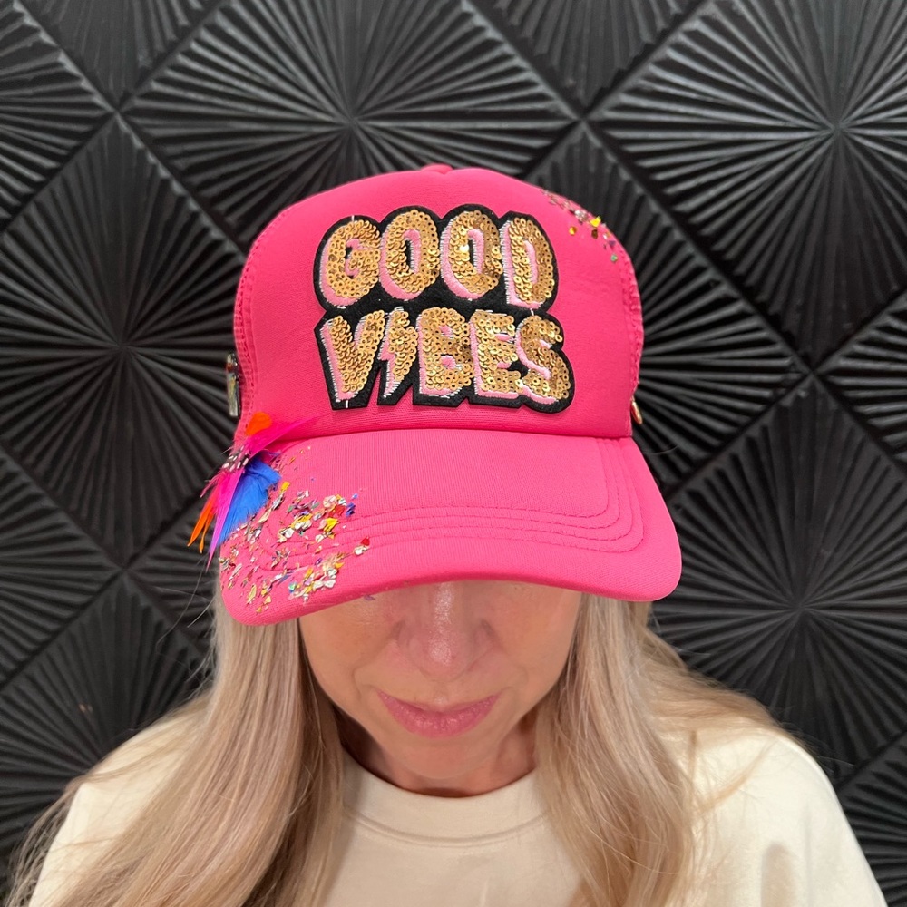 “Good Vibes” Custom Hat